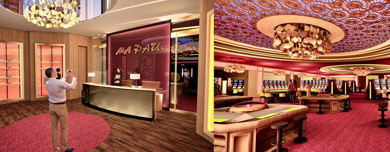 Ma Pau Casinos: hotel & casino interior, Trinidad & Tobago / Guyana