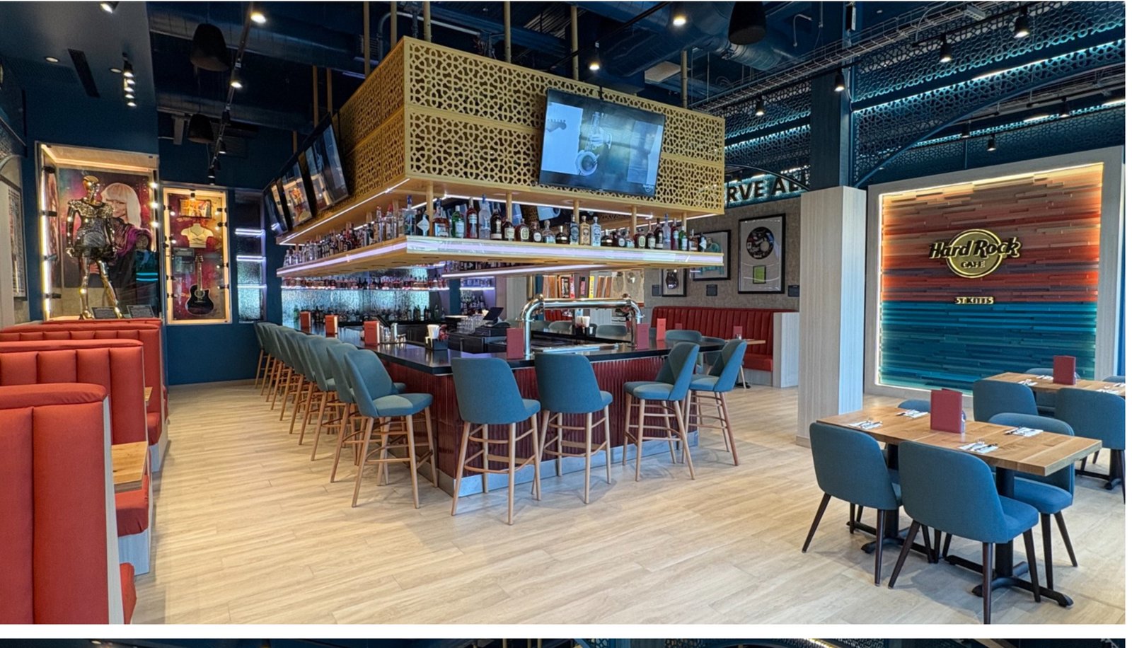 Hard Rock Cafe St. Kitts restaurant interior design