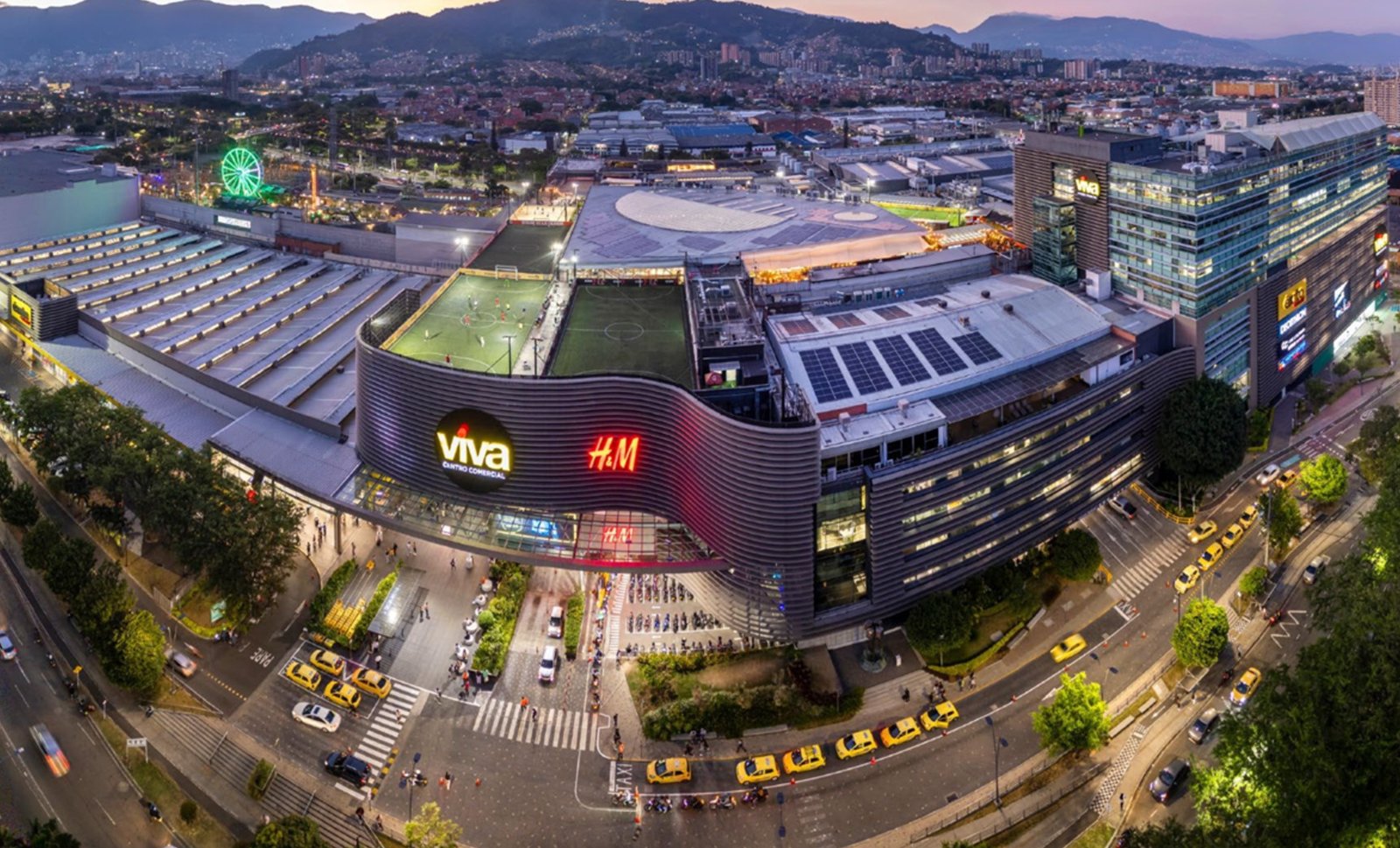 Viva Malls retail interior design Colombia